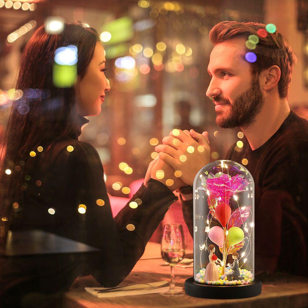 LANSEL Đèn Ngủ Hình Hoa Nhiều Màu Sắc Lãng Mạn