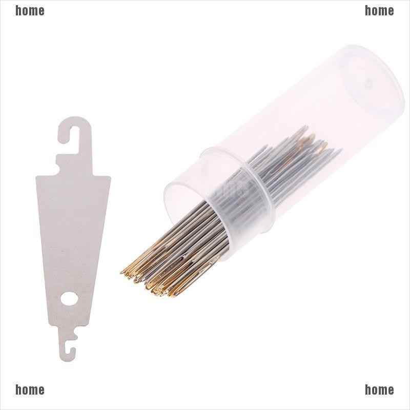 Bộ 30 Kim Thêu Mắt Mạ Vàng Tiện Lợi
