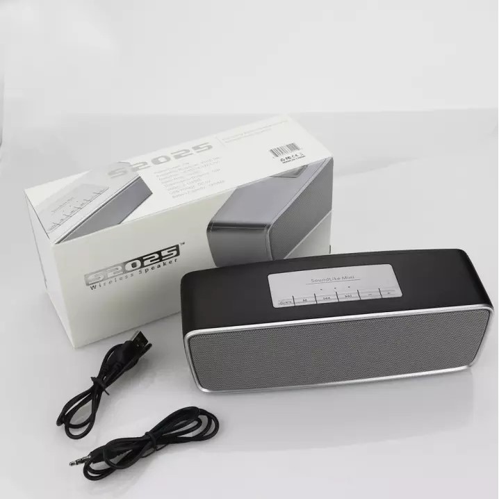 Loa Bluetooth S2025 Bos Soundlink Bass Mạnh không dây - Siêu Bass Jack 3.5mm 2000mAh AUX FM Bluetooth 4.0 thẻ nhớ / USB