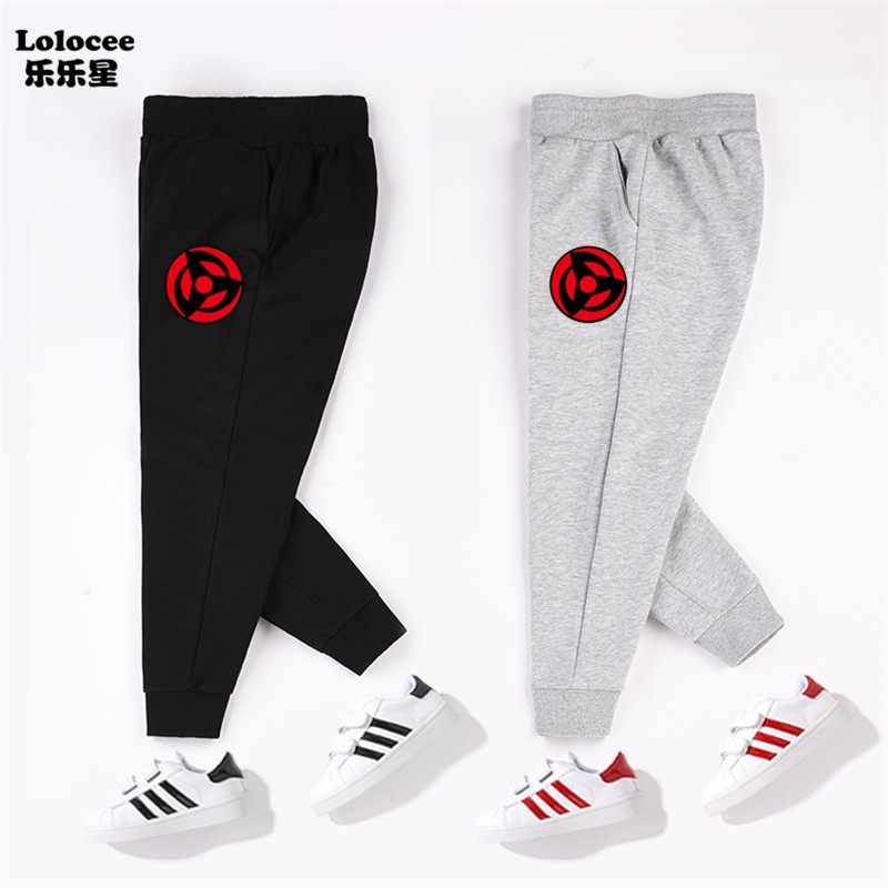 Quần Jogger Cotton In Họa Tiết Hoạt Hình Naruto Cho Bé Trai