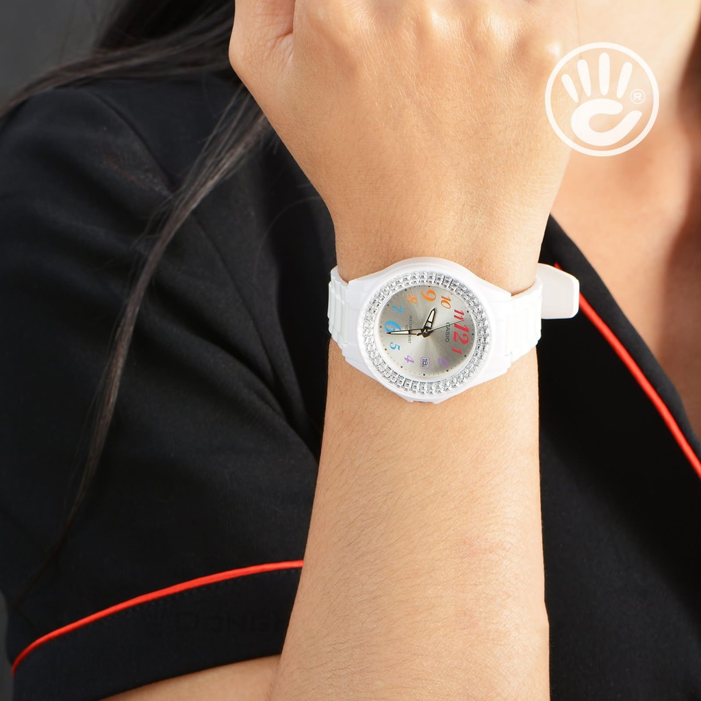 Đồng hồ nữ dây nhựa chính hãng Casio Anh Khuê LX-500H