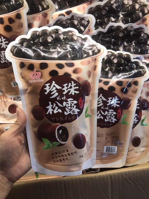Kẹo Trà Sữa Trân Châu Đài Loan - Gói 120gr