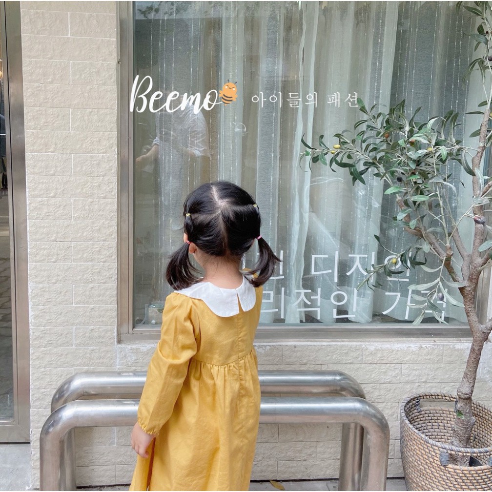 Váy bé gái kiểu dáng babydoll Hàn Quốc 3 màu - 21V017