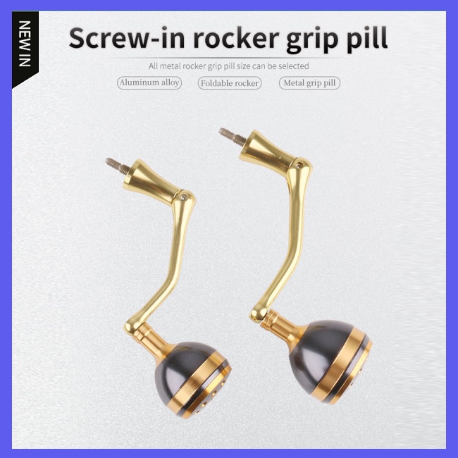 Tay Quay Máy Câu Cá Bằng Thép Không Gỉ Cao Cấp