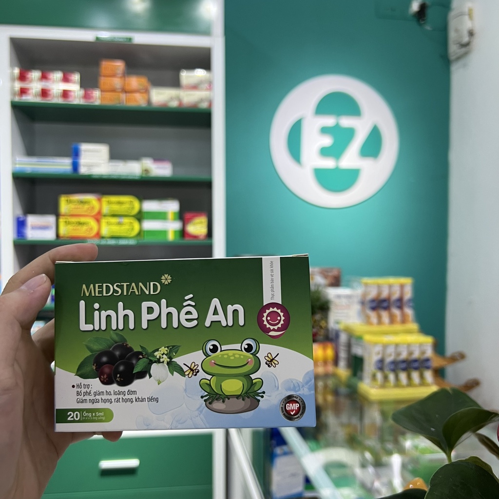 Siro ho Linh phế an hỗ trợ bổ phế, giảm ho, loãng đờm, giảm ngứa họng, rát họng, khản tiếng