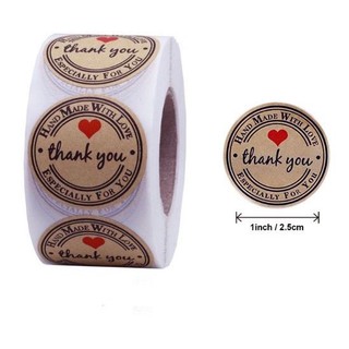 200 Tem decal dán thank you