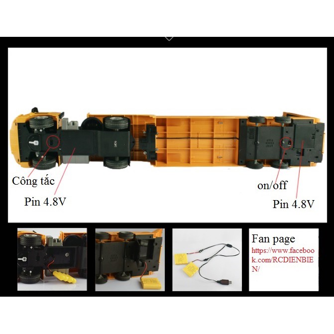 RC057 - Xe ô tô sơ mi rơ móc công trình E562-003