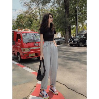 Áo thun gân cổ tròn - nhiều màu lựa chọn