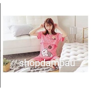 Bộ đồ bầu mặc nhà HA207 kết hợp sau sinh