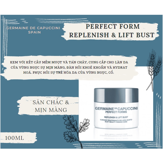 Kem Săn Chắc, Nuôi Dưỡng Vùng Ngực Germaine Pf Replenish & Lift Bust