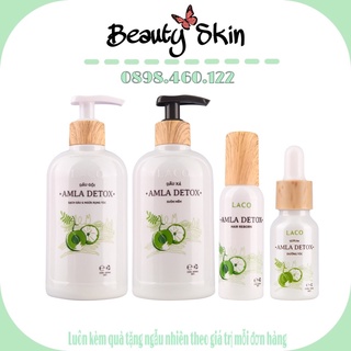 Bộ Chăm Sóc Tóc AMLA DETOX LACO Organic Chính Hãng