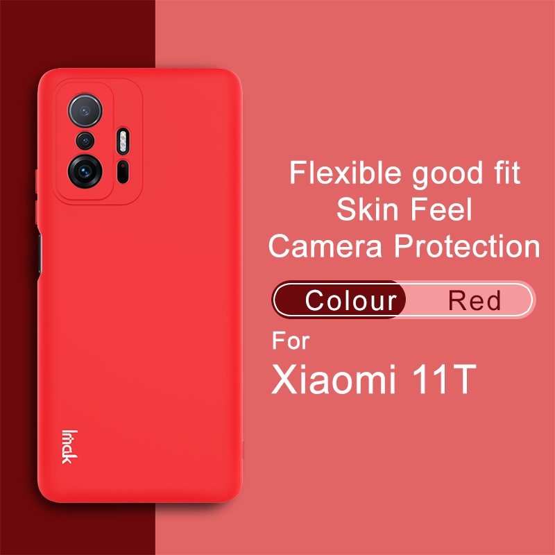 Ốp điện thoại TPU mềm màu sắc đơn giản xinh xắn thời trang cho XIAOMI MI 11T 11TPRO