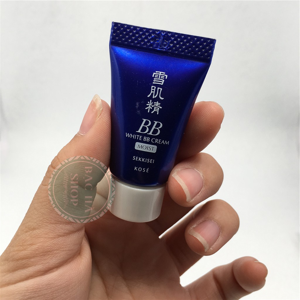 Kose Kem lót da khô BB Trắng da White BB Moist Cream Tone Sáng 01 SPF 40 PA+++ - 6g