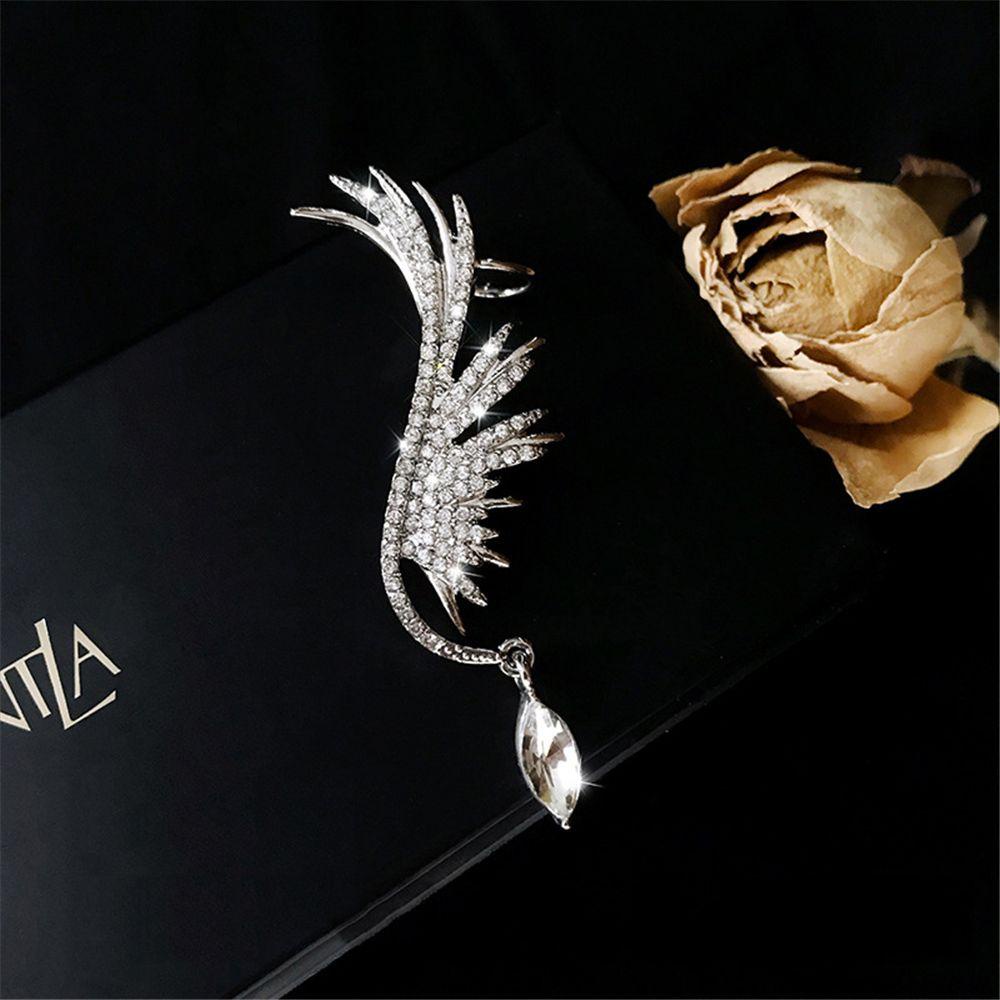 1 / 1 Đôi Bông Tai Hình Đôi Cánh Thiên Thần Thời Trang