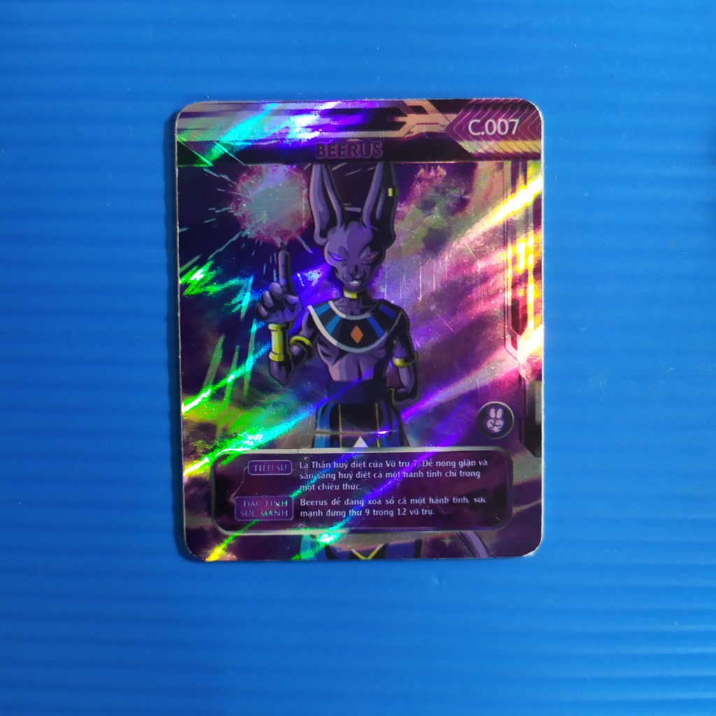 Thẻ bài Toonies Dragon Ball Super - Thế giới vô cực - Thẻ đặc biệt phân loại thẻ cũ 2nd