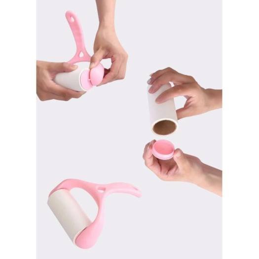 Cây lăn lông chó mèo hiệu ngay ngay 1 lần lăn lõi dán 100 miếng làm sạch lông bám trên quần áo sofa giường