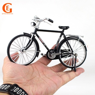 Mô Hình Xe Đạp Mini Bằng Hợp Kim Phong Cách Cổ Điển Tỉ Lệ 1/10