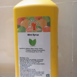 Siro Maulin các vị dâu, bạc hà, đào, dưa lưới, chanh leo...