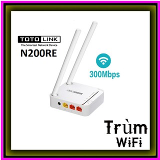 Bộ phát wifi totolink N200RE 2 râu- 300Mps Chính Hãng