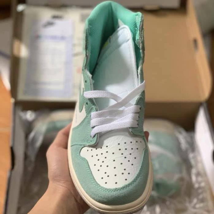 ✔️Giày Sneaker Jordan 1 High Xanh Ngọc Full Box Freeship ✔️