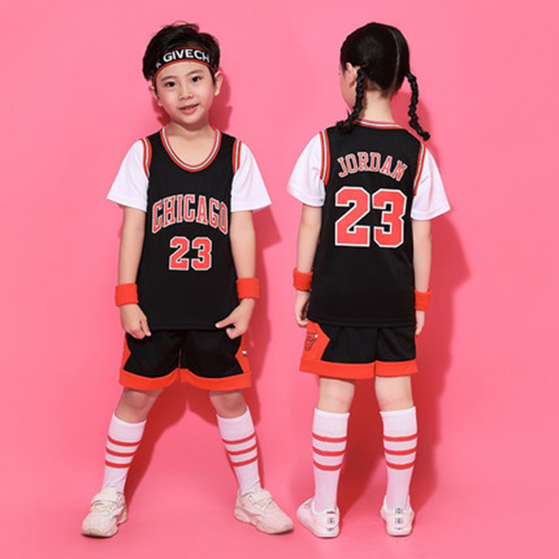 Bộ Quần Áo Bóng Rổ Jersey Chicago Bulls 23 Thời Trang Cho Bé