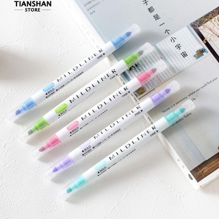 Set 12 bút highlight 2 đầu 12.5cm