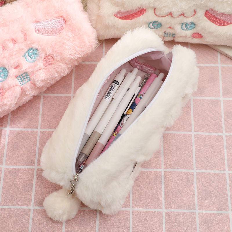 ⭐ iLado ⭐  Hộp đựng bút chì học sinh hộp bút chì Nhật Bản và Hàn Quốc cute túi nilong chủ đề nhân vật túi zip nhỏ hộp vải đựng đồ Hộp đựng hộp bút hologram bút cute bọc zip tiểu an văn phòng phẩm Đa Dụng túi đựng đồ dùng cá nhân hình