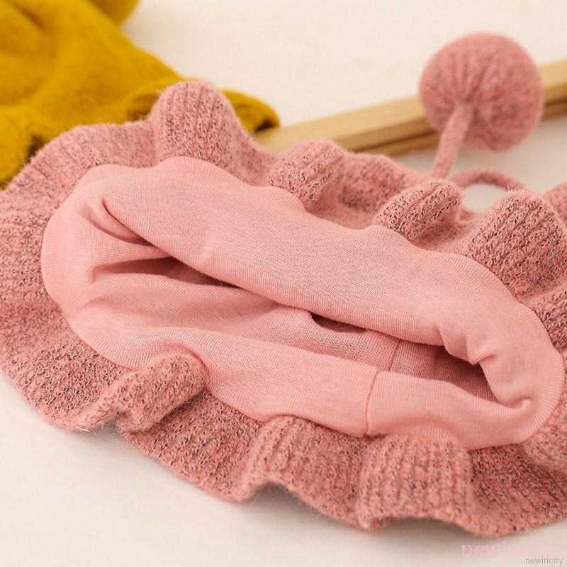 Nón xô màu trơn hoạ tiết hoạt hình phong cách Hàn Quốc cho bé