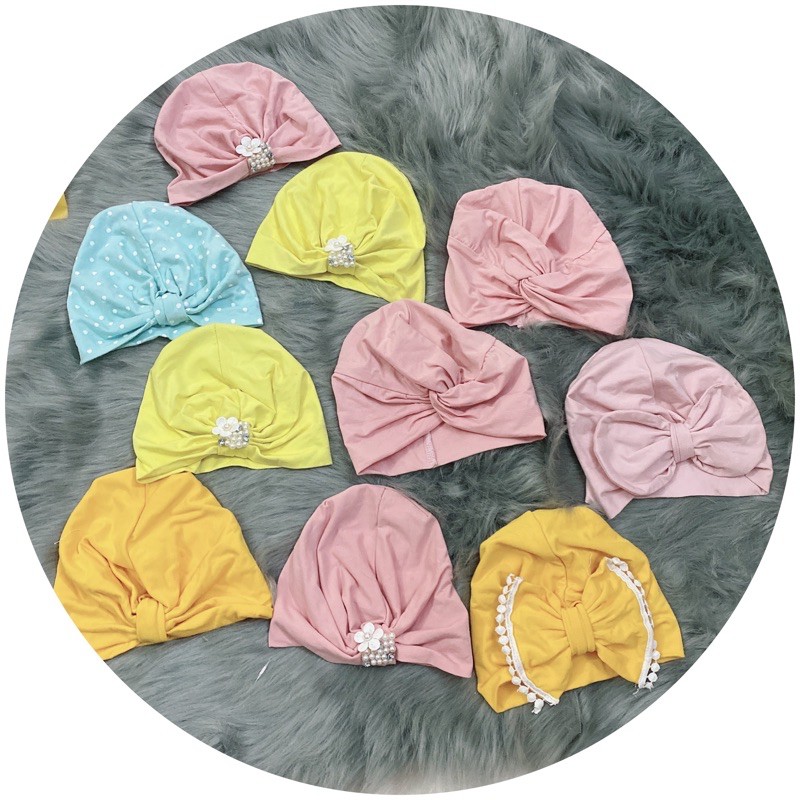 nón turban hàng lỗi nhẹ- vải dầy tặng khách ( mỗi mom chỉ nên mua 1c thôi ạ)