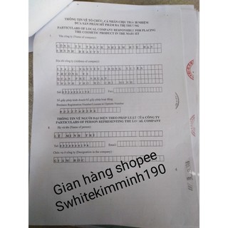 Serum gừng kích trắng face swhite