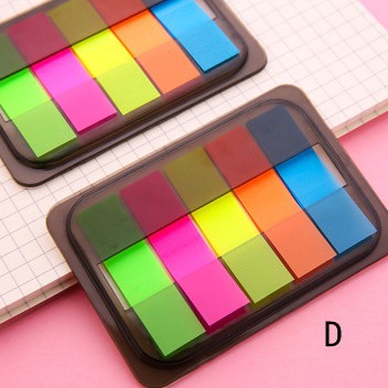 Set 5 tập giấy ghi chú nhỏ nhiều màu sắc xinh xắn