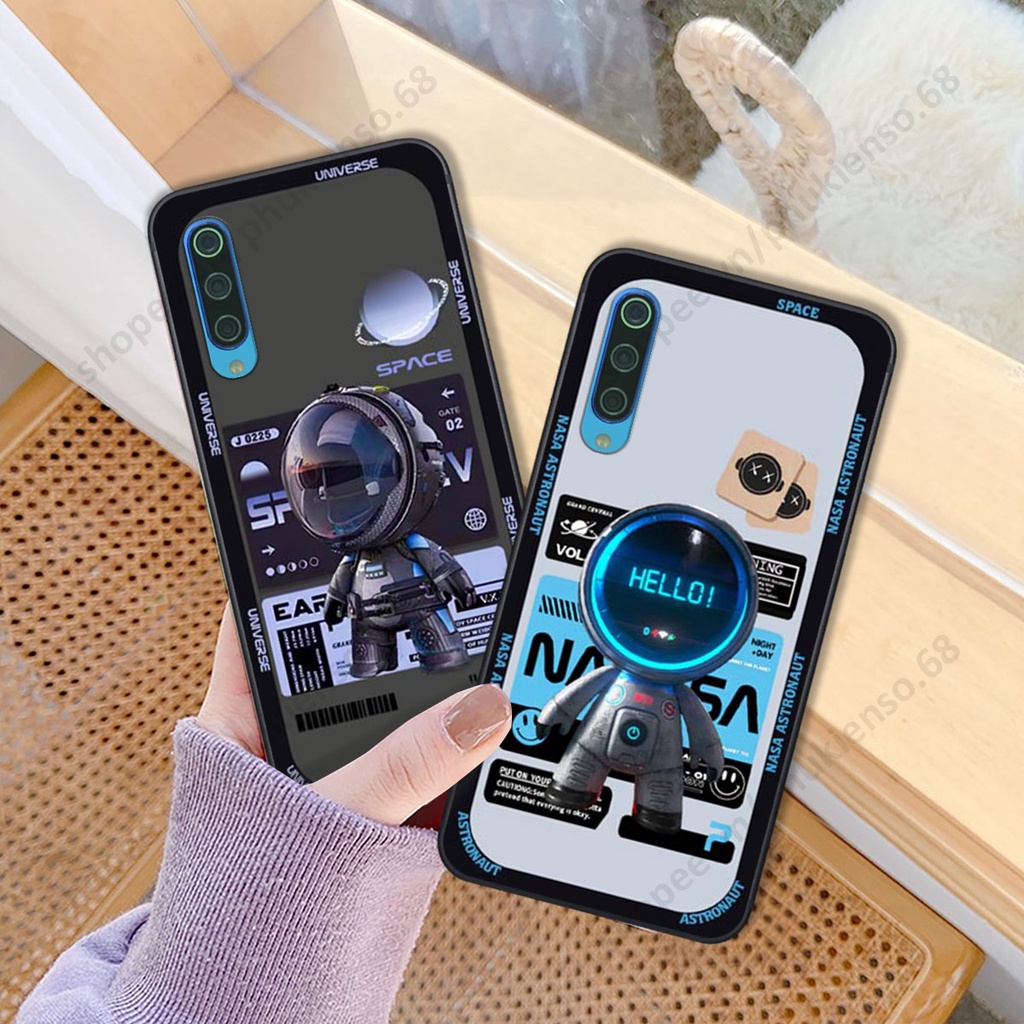 Ốp lưng Xiaomi Mi 9 SE hình người máy, robot nasa đáng yêu dễ thương