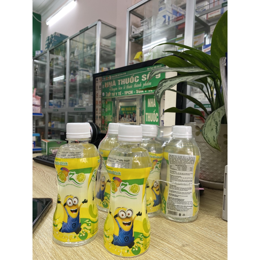Nước oresol Zozo bù điện giải, chống mất nước dạng chai vị chanh tươi cực ngon và dễ uống
