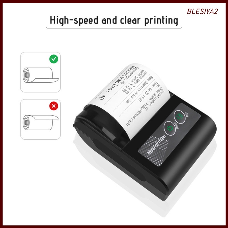 Mini Bluetooth Wireless Mobile Thermal Receipt Printer Restaurant Store