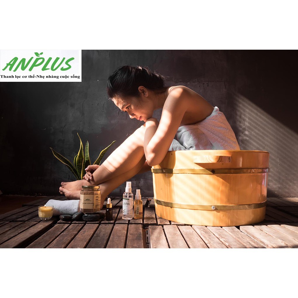 Chậu gỗ ngâm mông Anplus, chậu xông phụ khoa.