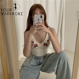 ❤free ship❤ áo kiểu nữ hai dây thun gân thuê hoa sexy freesize ss004