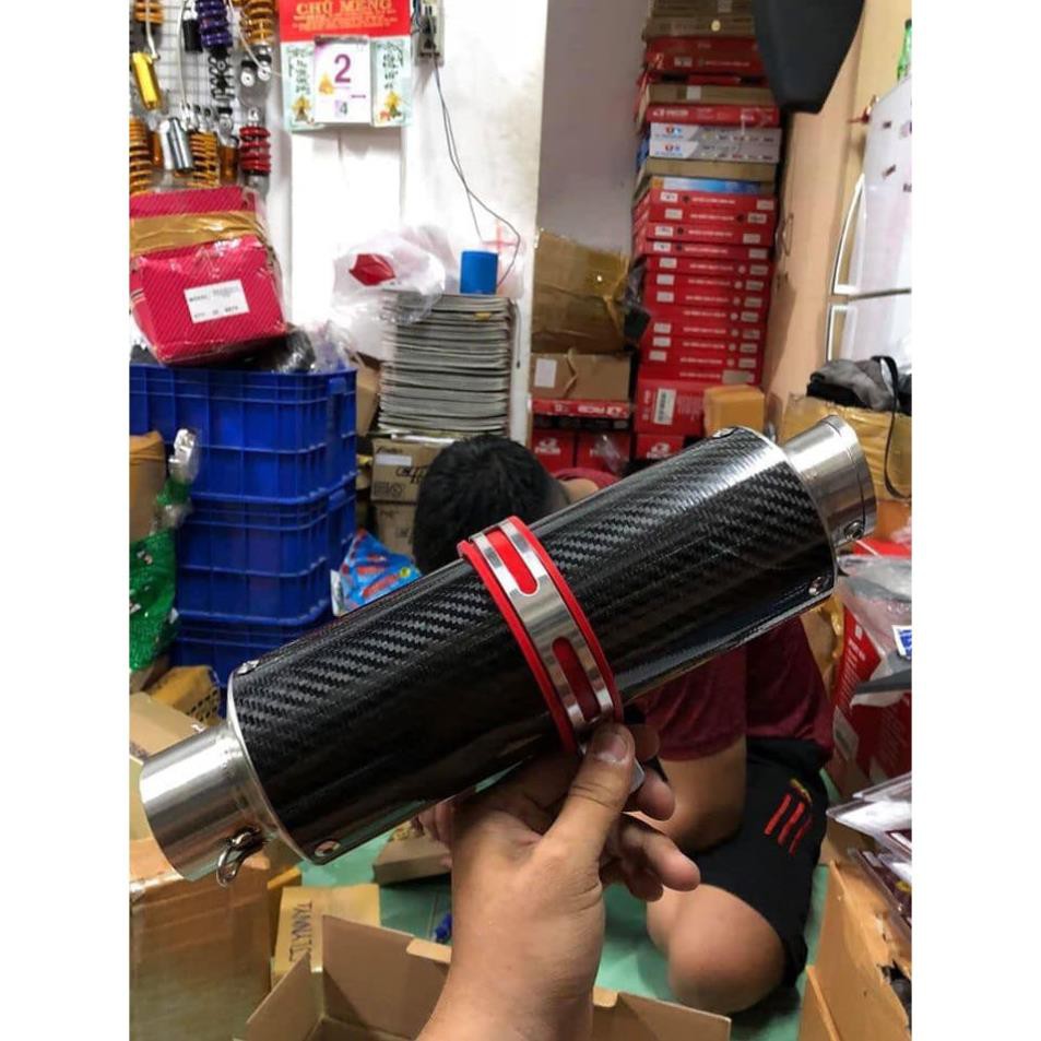 Vòng đai cao su treo bô pô độ nhiều màu gắn cho mọi dòng xe