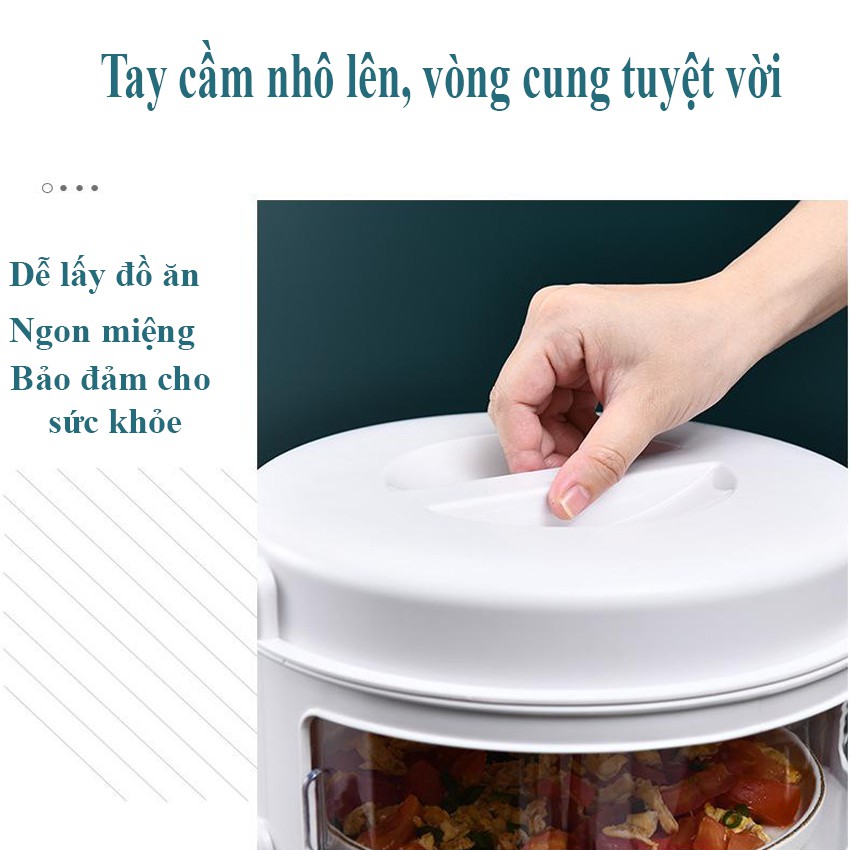 Lồng Bàn Đậy Thức Ăn Giữ Nhiệt Chống Bụi Tiện Dụng Phong Cách Hiện Đại Mila