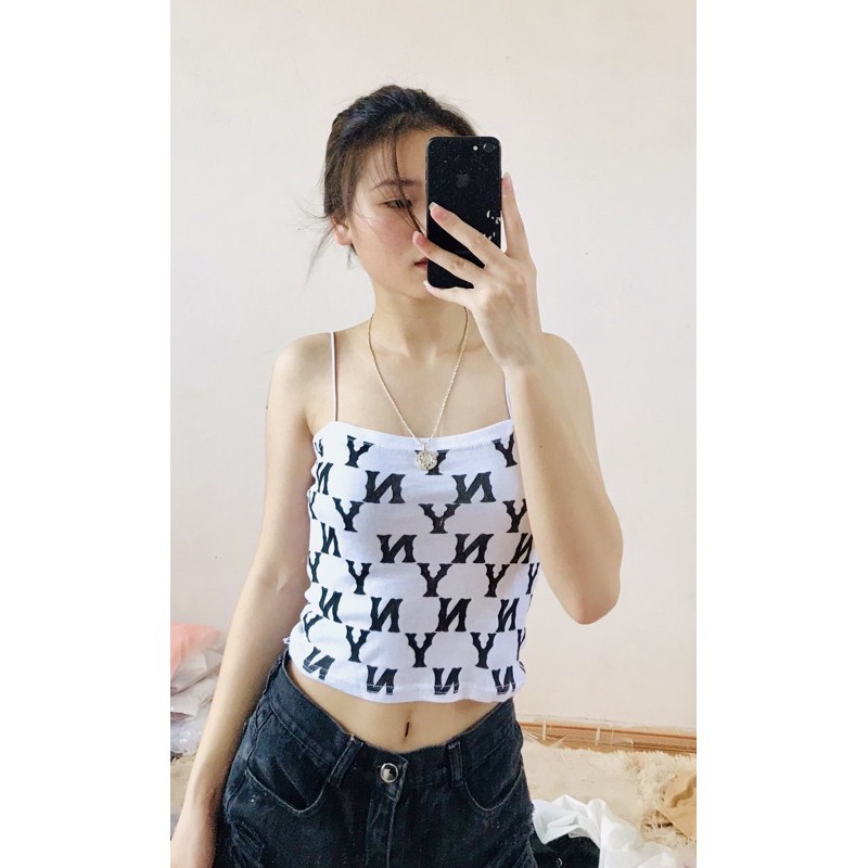 Áo 2 dây nữ sợi bún NYN áo hai dây croptop chất thun bozip mịn mát - VIETSTAR