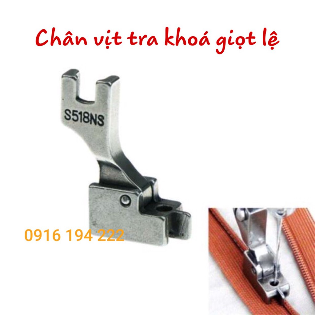 Chân vịt tra khoá giọt lệ máy công nghiệp S518