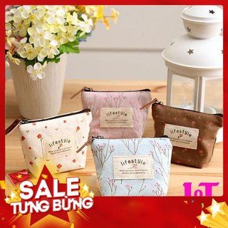 Túi đựng tiền mini canvans siêu hót cực bền đẹp