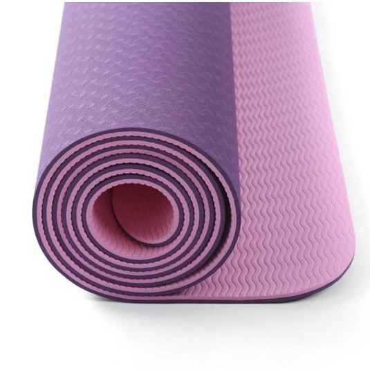 Thảm Yoga 2 mặt chất liệu TPE Cao su non