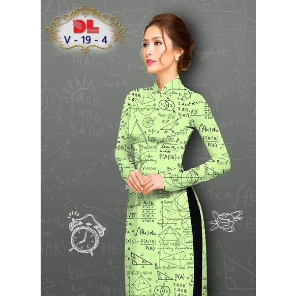 Vải áo dài môn toán