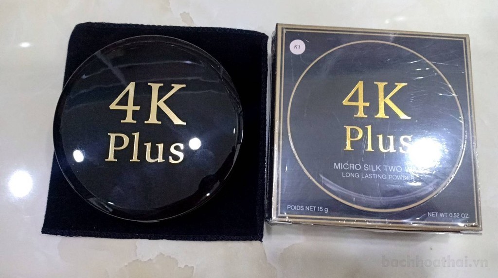 Hộp phẩn phủ trăņg điểm 4K Plus Micro Silk Two Way ThaiLand