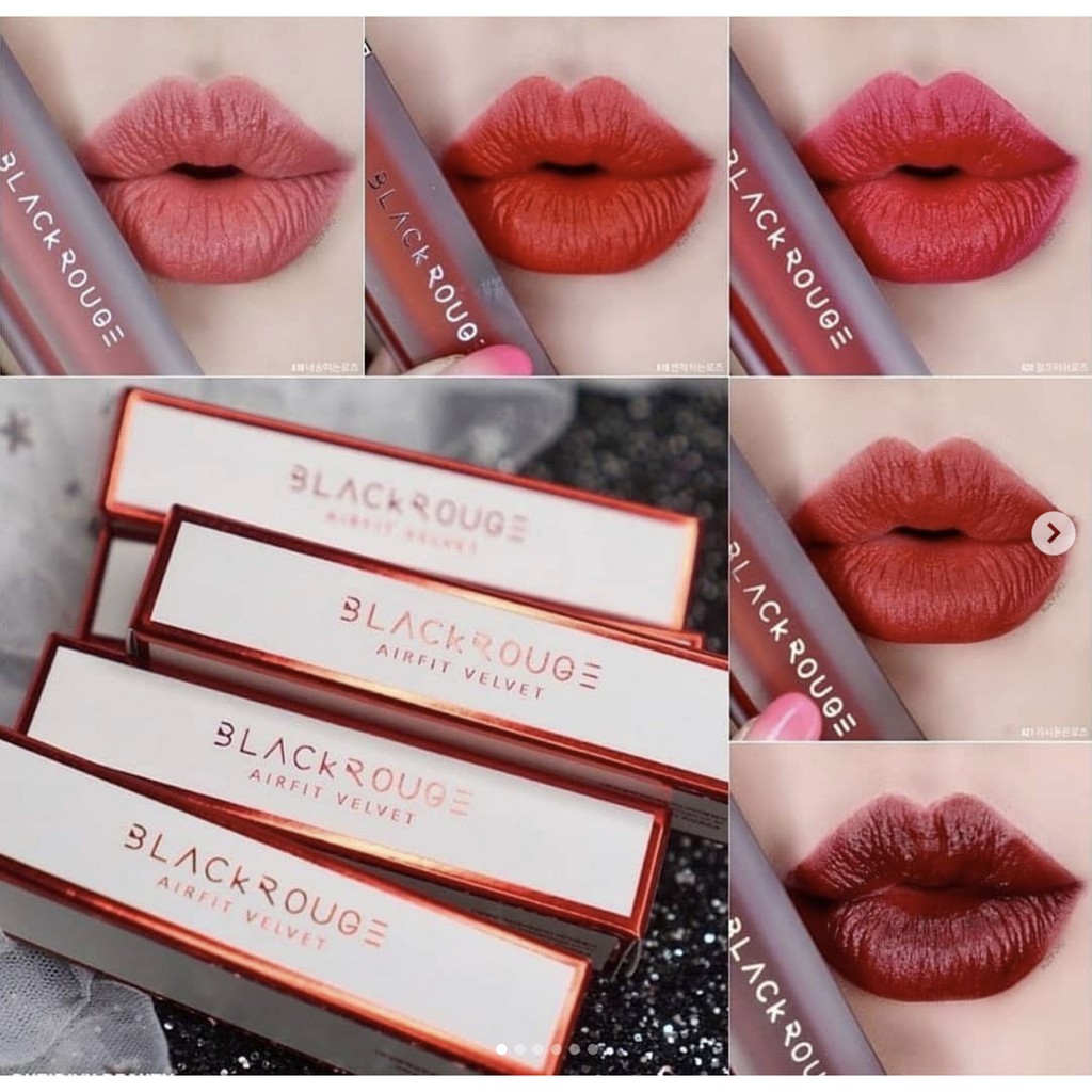 [Ver 7 + 6 + 5 + 4] Son kem Black Rouge Air Fit Velvet Tint | BigBuy360 - bigbuy360.vn