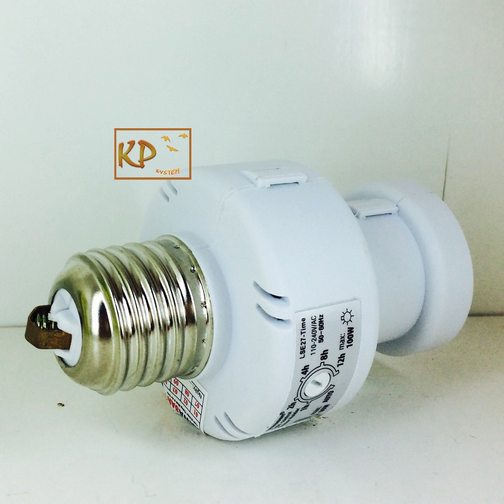 Đui đèn cảm ứng ánh sáng  Kawasan LSE27 time