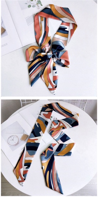 Khăn thời trang công sở thắt nơ áo sơ mi - Maben