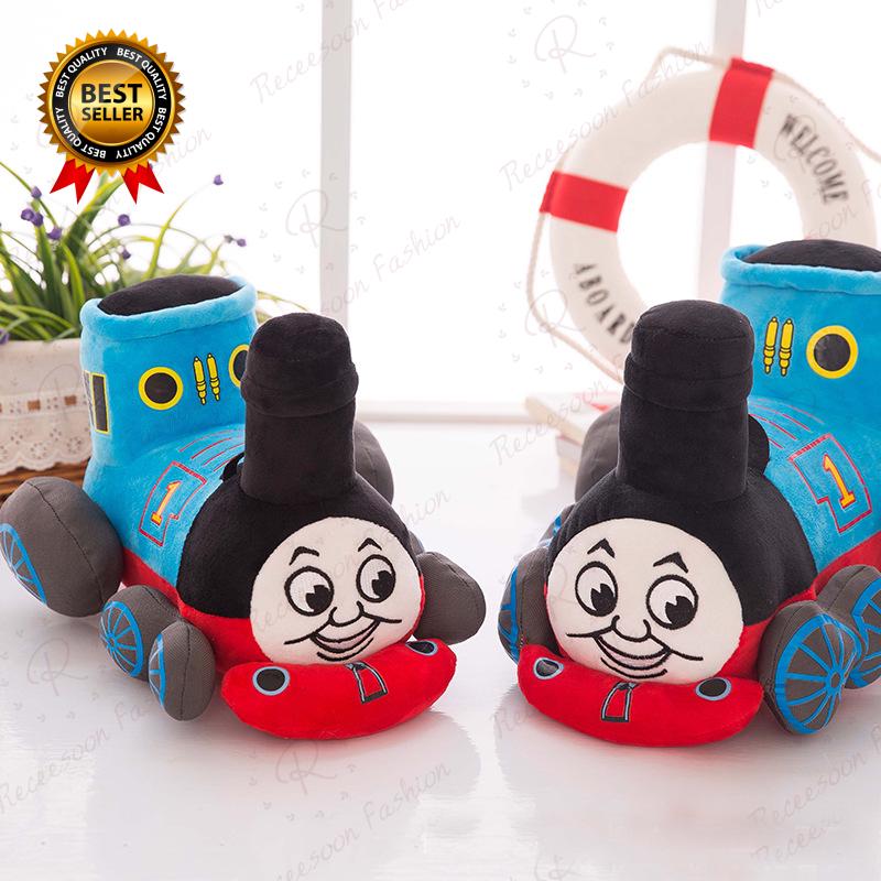 25cm Thomas Plush Toys Cartoon Train Stuffed Doll Kids Birthday Gift For Baby