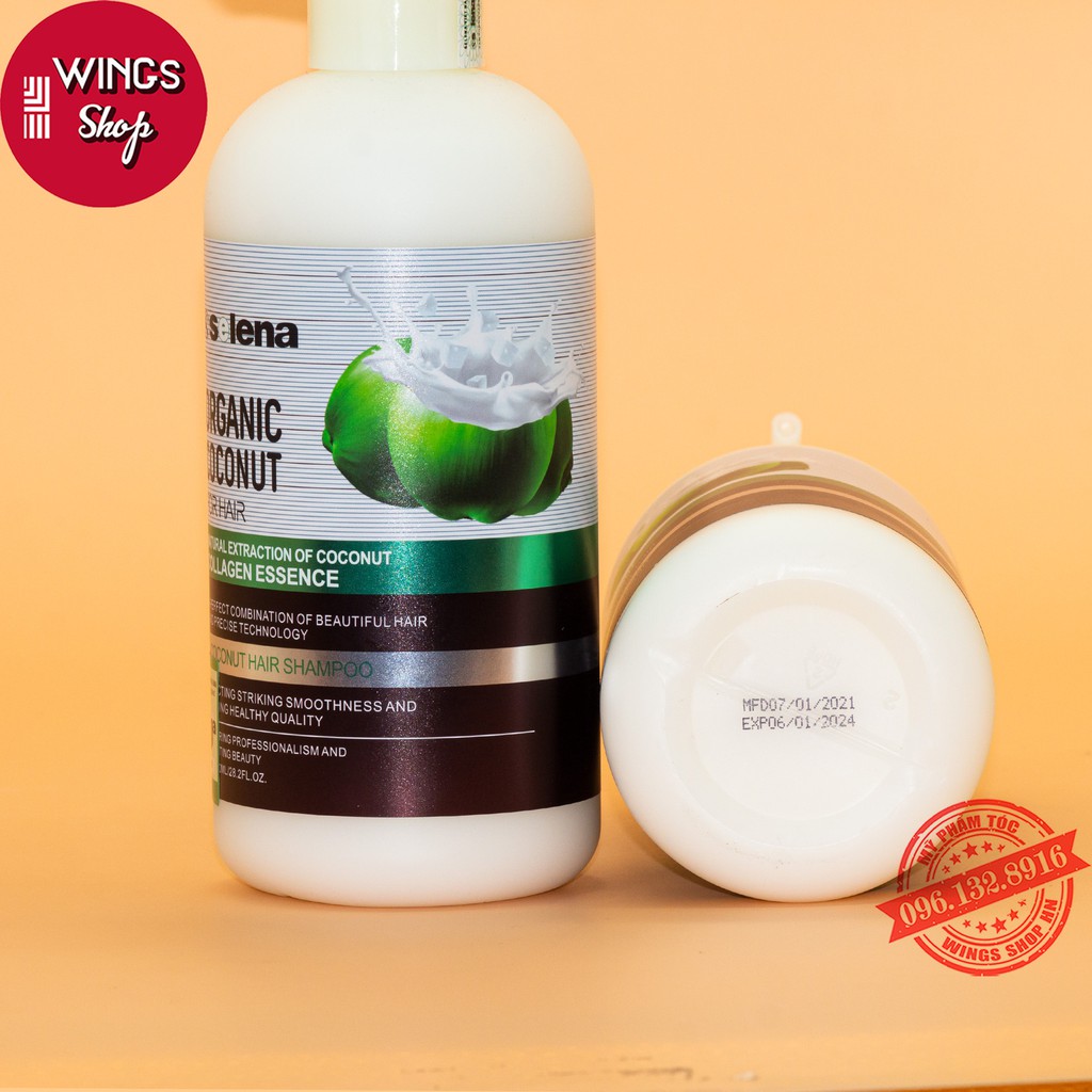 🛑FreeShip🛑Cặp Dầu Gội Xả Selena Coconut Hương Sữa Dừa 800ML | Giảm Rụng Tóc, Hỗ Trợ Mọc Tóc | Hàng Chính Hãng