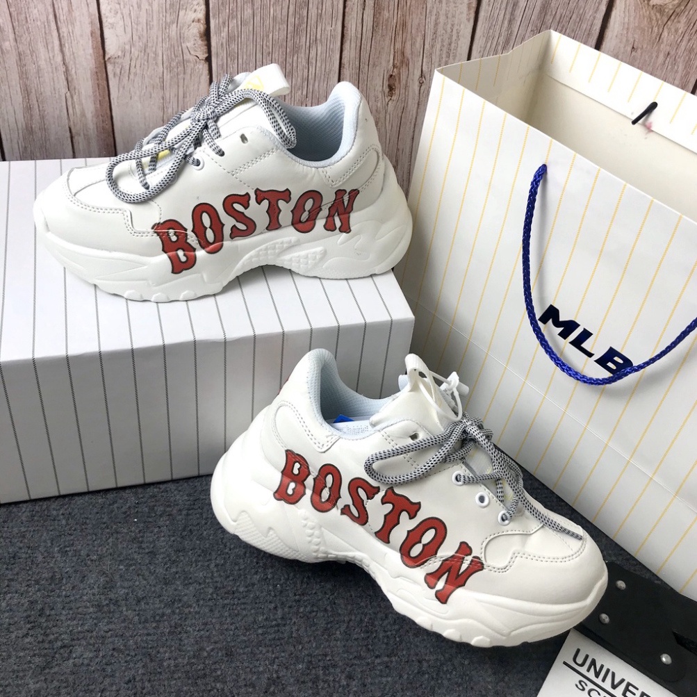 [FREE SHIP] Giày sneaker mlb đế liền đủ mẫu boston, la, ny vàng, ny đế nâu da cao cấp full size nam nữ (36-43) | BigBuy360 - bigbuy360.vn